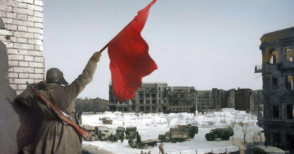 yatasuregima's tweet image. 78 years ago, on February 2, 1943, red army troops won the victory against fascists in the Battle of Stalingrad