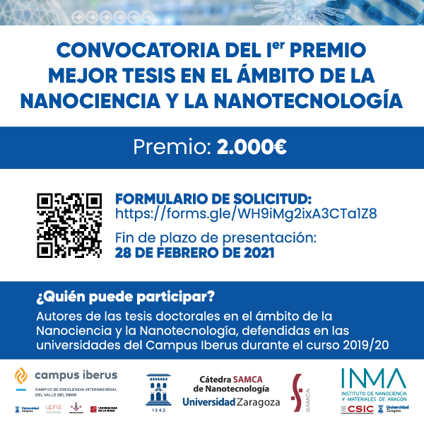 INMAdivulga (@inmadivulga) on Twitter photo Convocatoria del primer premio a la mejor tesis en el ámbito de la nanociencia y la nanotecnología (Corrección de... unizar.es/actualidad/ver… <a href="/ICMA_Aragon/">ICMA-Instituto de Ciencia de Materiales de Aragón</a> <a href="/INA_Unizar/">INA Unizar</a> <a href="/CatedrasUnizar/">Cátedras Unizar</a> <a href="/AragonCsic/">CSIC Aragón</a> Convocatoria del primer premio a la mejor tesis en el ámbito de la nanociencia y la nanotecnología (Corrección de... unizar.es/actualidad/ver… <a href="/ICMA_Aragon/">ICMA-Instituto de Ciencia de Materiales de Aragón</a> <a href="/INA_Unizar/">INA Unizar</a> <a href="/CatedrasUnizar/">Cátedras Unizar</a> <a href="/AragonCsic/">CSIC Aragón</a>