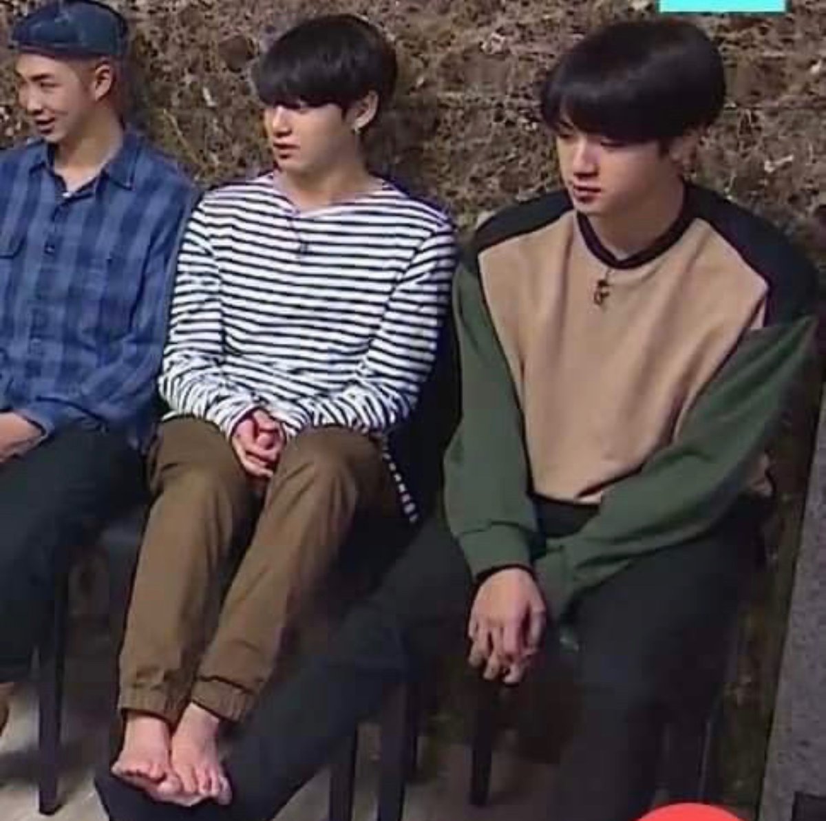 who put him between namjin we need to talk