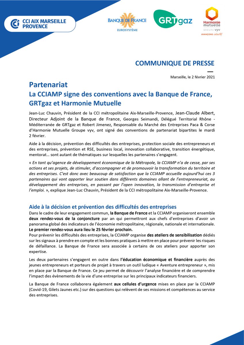 natrangroupe's tweet photo. [#Partenariat]📜@GRTGaz s'engage avec @CCI_AMP !

🤝Ce partenariat comprend des actions conjointes en matière d'#OpenInnovation, de #businesslocal, d'#emploi et de #mentorat ! 

Plus d'informations ℹ️ ⬇️ https://t.co/iG34r7ui5o