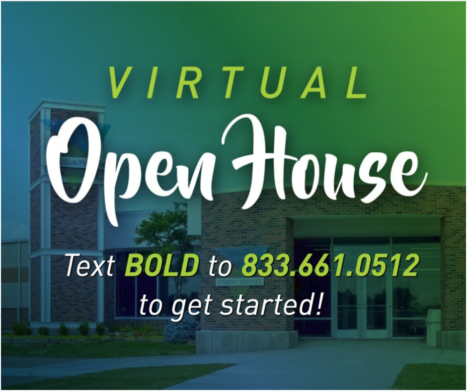 tricountytech's tweet photo. @tricountytech will host a #Virtual Open House for high school students on February 9 from 4:00 - 6:00 pm.
Text ππππ to πππ.πππ.ππππ to get started!
#LifeChangingLearning #Techcellent #OKCareerTech https://t.co/N2pqTGRLQh