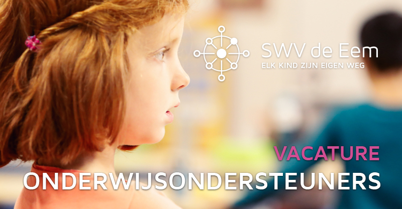 SWV De Eem is op zoek naar 2 nieuwe onderwijsondersteuners.
Ben jij of ken jij iemand die in het profiel past? Reageer dan! Klik op de link voor meer info.
lnkd.in/ex-yqkv
#onderwijs #passendonderwijs #onderwijsondersteuner #team #vacatures