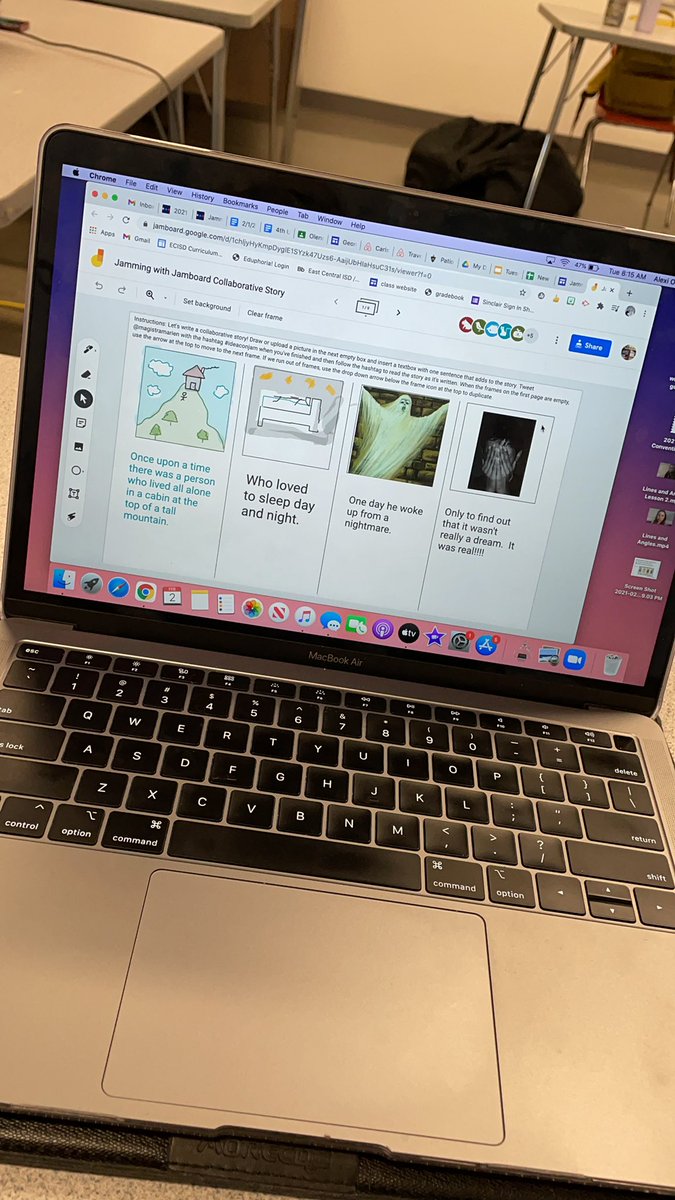 theolenderbunch's tweet photo. Jamming with Jamboard this morning! Learned some pretty amazing stuff from @MagistraMarien that I can’t wait to show my students! #ideaconjam https://t.co/ZI52TnX6OZ