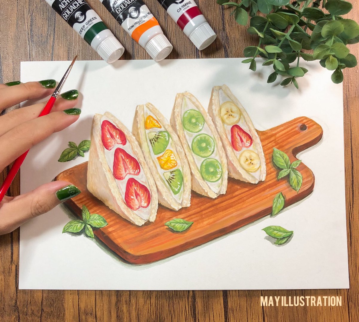 May 食べ物イラスト お絵描き フルーツサンド I Drew Fruit Sandwiches Foodillustration Drawing Illustrationartists 食べ物イラスト 手描き 甘党 過去絵 May 食べ物イラスト お絵描き フルーツサンド I Drew Fruit Sandwiches Foodillustration Drawing Illustrationartists 食べ物イラスト 手描き 甘党 過去絵