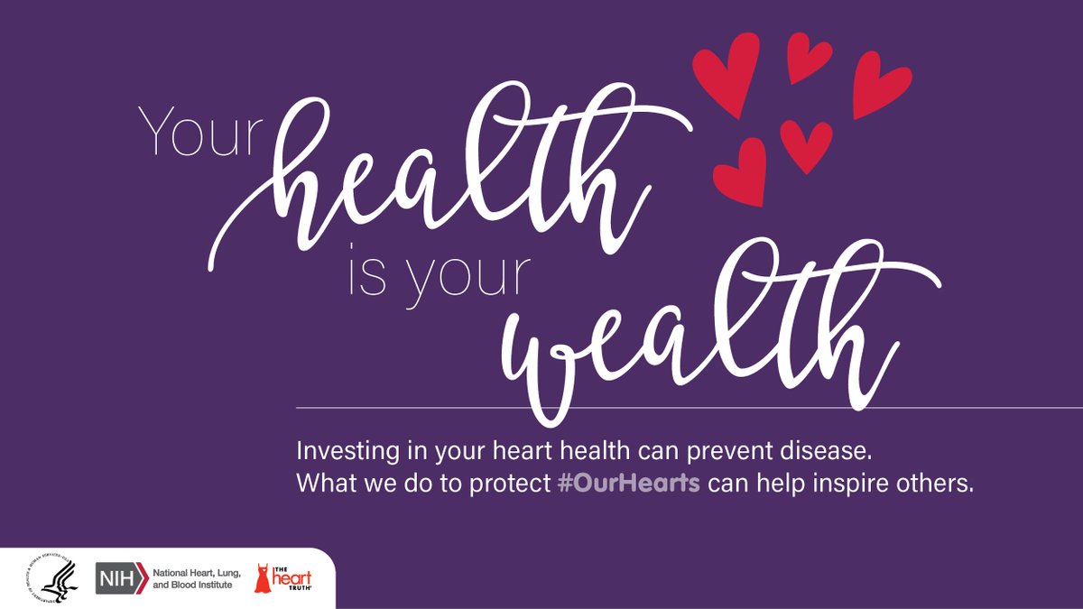 It's American Heart Month! Join me and do something for your heart every day this month as part of your self-care. Take a yoga or meditation class, go for a walk, dance around the house, eat more fruits and veggies. #OurHearts are healthier together.