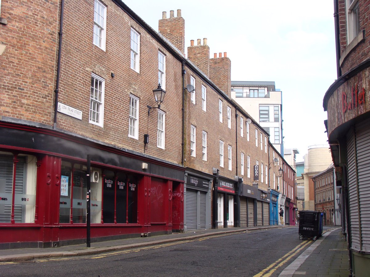 Running up from and parallel to Clayton St, in the direction of Blackfriars are Low Friar St and Friars - again Medieval in origin. Then there is the beautiful Charlotte Square.  @PJDThomas  @Old_LowLight  @KerryAtkin1