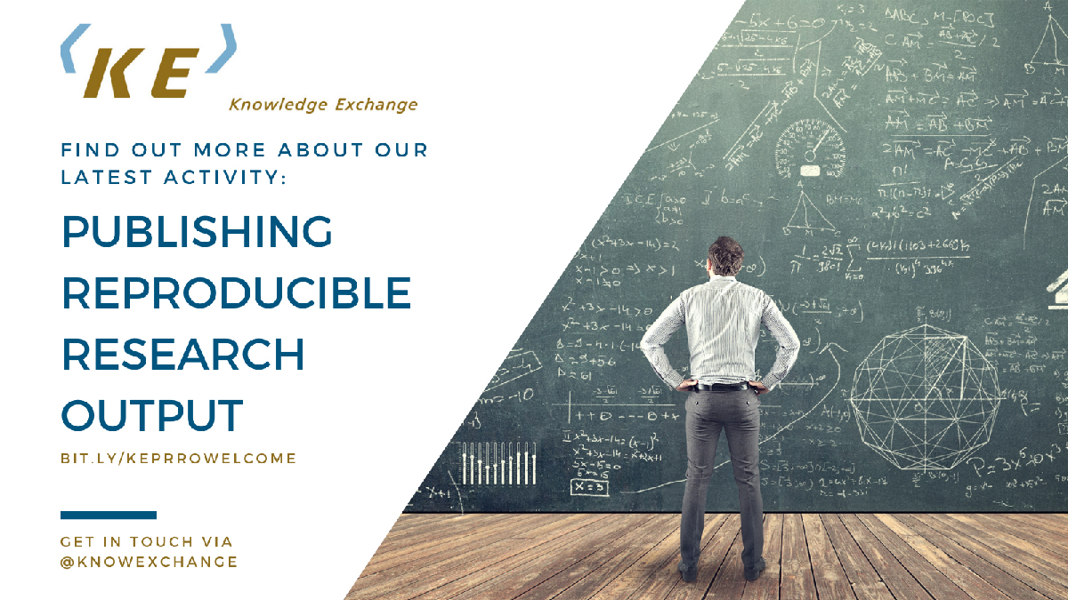 .Knowledge Exchange has just started its latest activity on publishing reproducible research output. Read our announcement on the <a href="/knowexchange/">Knowledge Exchange</a> blog at: bit.ly/KEPRROWELCOME

#reproducibility #reproduciblereesarch <a href="/rschconsulting/">Research Consulting</a> @drachiarelli
