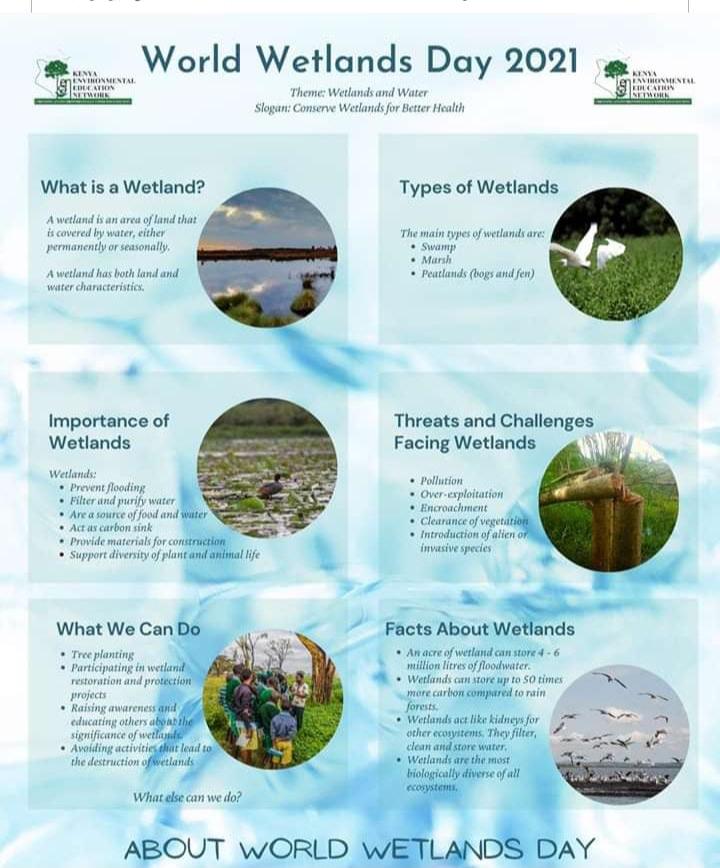 In order to preserve our #wetlands, it is important to know what they are, their importance, threats and challenges facing them and what we can do to preserve them #WorldWetlandsDay #RestoreWetlands