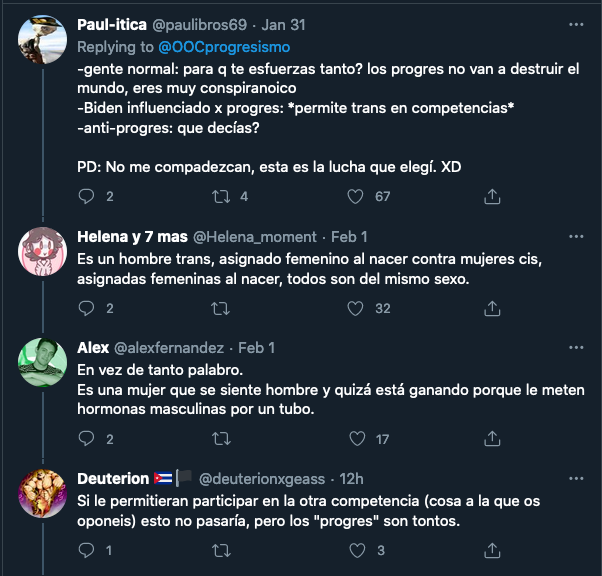 Esto es transfobia explícita CUACK CUACK CUACK el lado bueno es que es muy chistoso ver cómo les conservadores no entienden lo que significa ser un chico trans.

CUACK CUACK CUACK CUACK CUACK CUACK