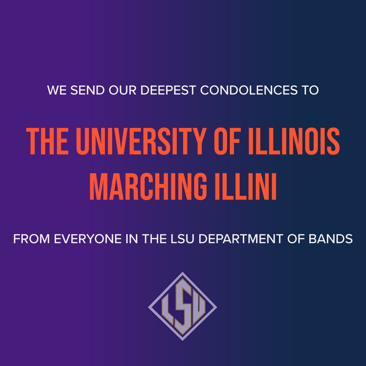 LSU Bands tweet media