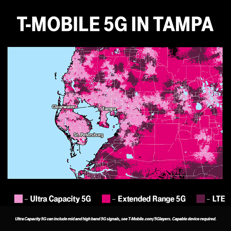 Super Bowl comes once a year.. but these Tampa Bay <a href="/TMobile/">T-Mobile</a> 5G network upgrades are permanent! 

We deployed massive Ultra Capacity 5G upgrades throughout the city to make <a href="/TMobile/">T-Mobile</a>'s FASTEST 5G in America broadly available to customers! #5GLeader