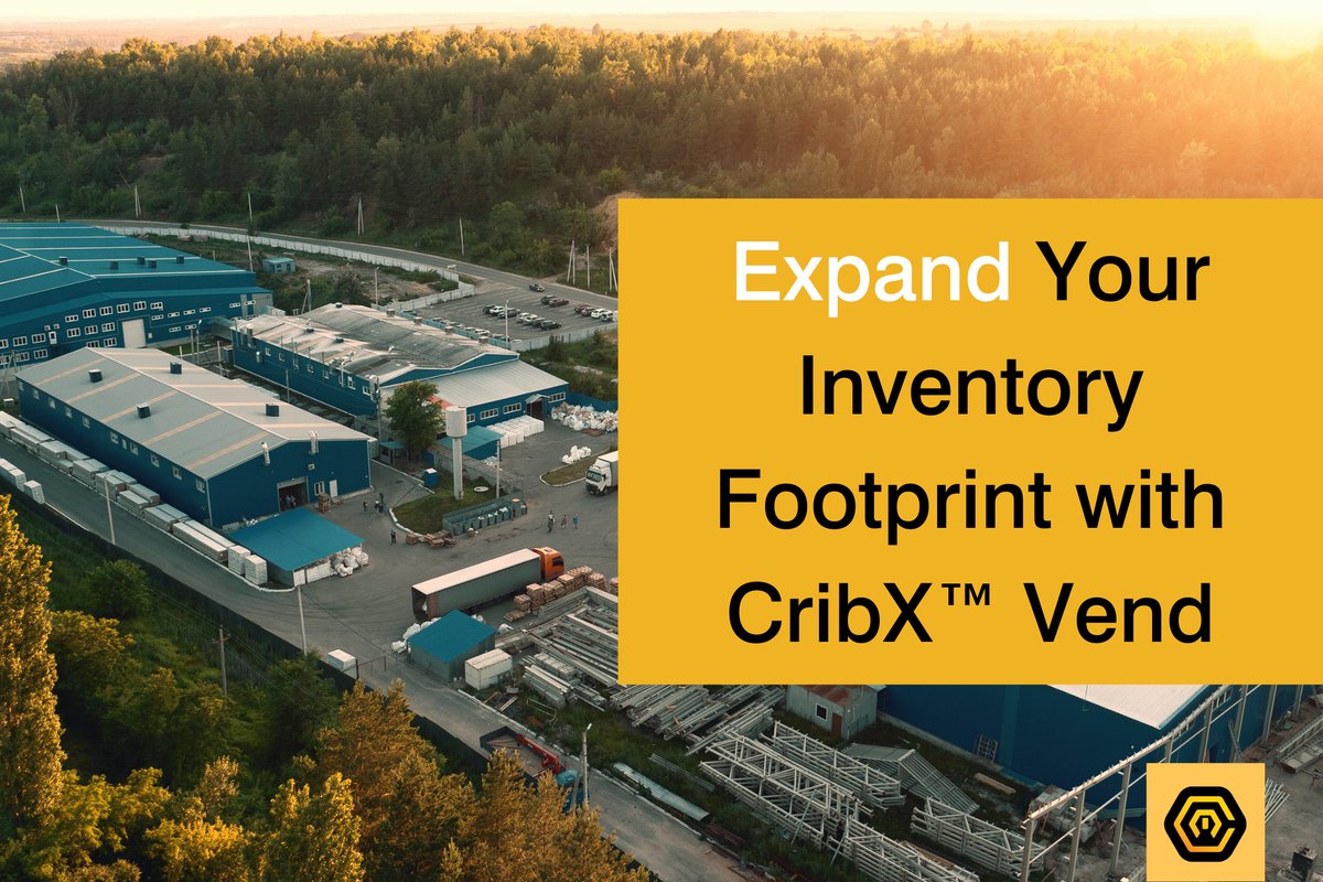 Are you a distributor looking to expand your inventory footprint at your customer sites?
CribX™ Vend can help by bringing your inventory right where the work is. Learn more about CribX here to get started bit.ly/2MsiECr #CribX #CribMaster #InventoryManagement