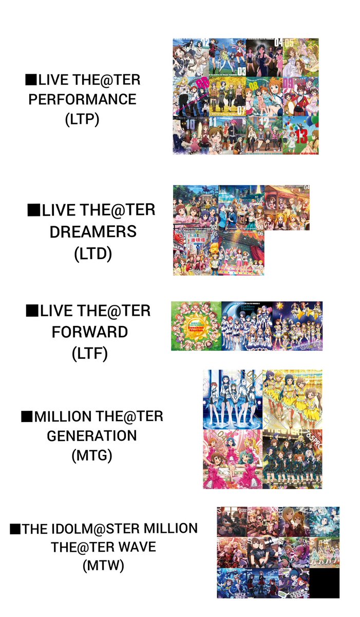 Yoshi ミリオンライブのcd 日常系 Live The Ter Performance 02 13 Live The Ter Dreamers 02 06 Live The Ter Forward 01 03 Million The Ter Generation 02 04 18 The Idolm Ster Million The Ter Wave 02 The Idolm Ster Million The Ter