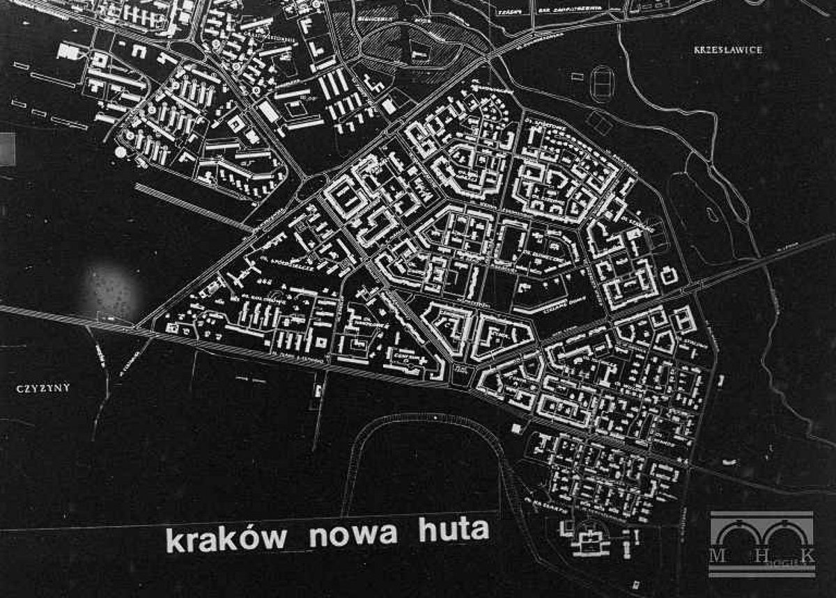 The scale of these cities was massive, with planned populations ranging between thirty and a hundred thousand. Likewise, the architecture exemplified the monumental socialist realist style, a neoclassical format with a modern twist.