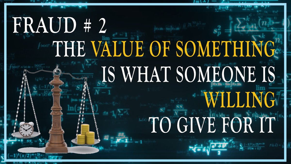 XimuraConsult's tweet photo. FRAUD #2: THE VALUE OF SOMETHING IS WHAT SOMEONE IS WILLING TO GIVE FOR IT https://t.co/GuTtF26rP4

Listen to the full podcast and access the PDF file when you become our patrons: https://t.co/hp9LkjYwDQ https://t.co/wJzWtvGtgV