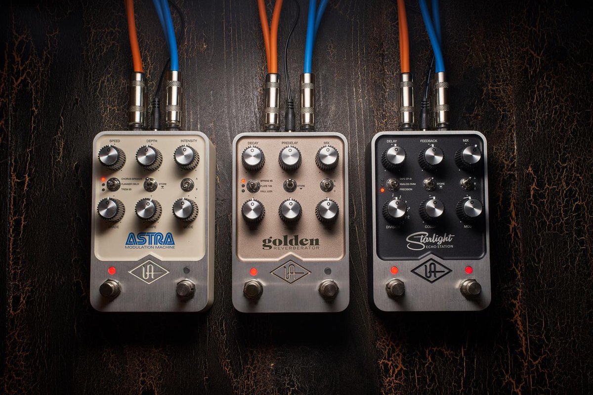 Introducing the new UAFX stereo effects pedals.
#universalaudio #stereoguitarpedal #guitarfx #guitarfxpedals #guitarfxpedal #choruspedal #tremolopedal #reverbpedal #modulationpedal #phaserpedal #springreverb #platereverb #hallreverb #tapedelay #vintagefx #vintagepedals