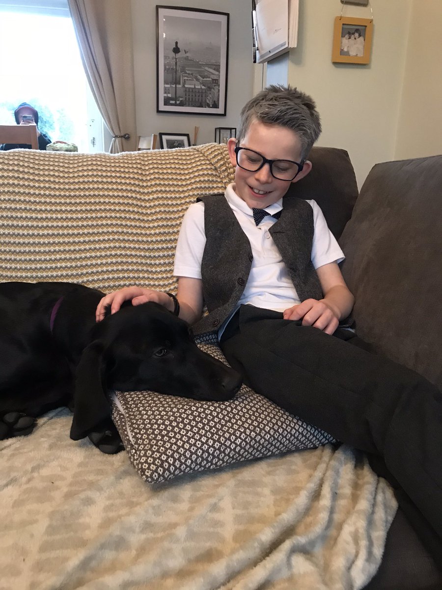 dawn_theaker's tweet photo. @GraemeDogfather today my son Stan had to create a secret agent character as part of his school work... can you see who he based his character on 😂🐾 https://t.co/YB1pniH1GO
