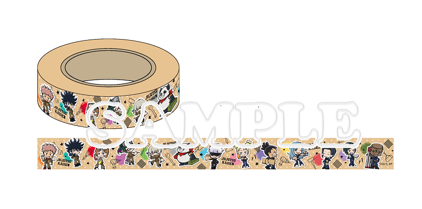 【商品紹介】
#呪術廻戦 × #東急ハンズ 

マスキングテープ (DIYデフォルメ) 
1個　550円(税込)

全１３キャラが順に楽しめる✨
マスキングテープです！💌

jujutsuhands.com

#呪術廻戦_ハンズ