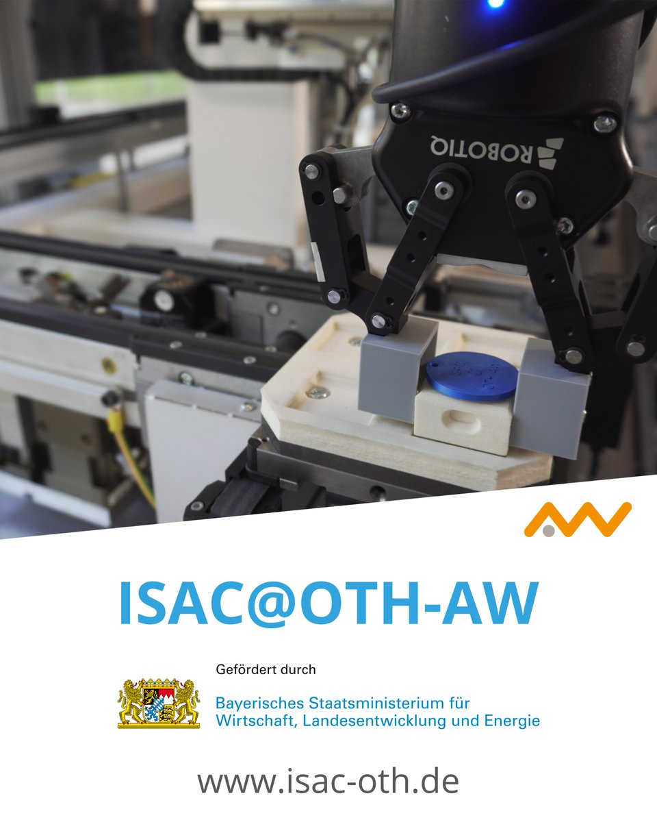 ISAC@OTH-AW ist ein Forschungsprojekt an der OTH Amberg-Weiden, das mithilfe von vier Teilprojekten Möglichkeiten erarbeitet, auch kleineren und mittelständischen Unternehmen die Vorteile der Industrie 4.0 zugänglich zu machen.
#industrie40 #forschung #manufacturing #innovation
