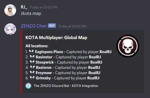 zenzo_ecosystem's tweet photo. 💀#KOTA Player "RealRJ" just captured every location by clearing the entire map of zombies.🧟‍♂️

Do we need to make the demo more challenging now?

🔰Learn more and test it out yourself:
https://t.co/qUcPg5FSbK https://t.co/fq4mXkUNU0
