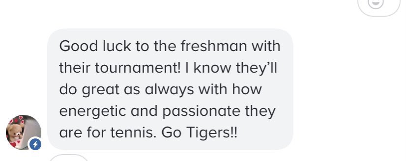 Let’s do this TRAV Freshmen tennis! <a href="/TravisTennis/">TravisHS Tennis</a> <a href="/THS_Tigers/">Travis High School</a>