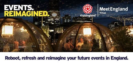 Re-imagine your future events at #MeetEngland Virtual. #Eventprofs join us on 9 &amp; 11 February to discover exciting possibilities for your future events in England. Get up to date with the latest products &amp; innovations &amp; create lasting connections. Register buff.ly/36RtA4q