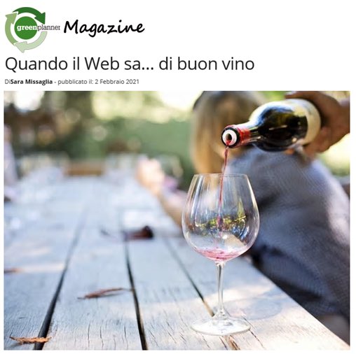 missaglia_sara's tweet photo. Vino, web e sostenibilità: il cambiamento culturale parte anche da qui. Il mio nuovo articolo per @GreenPlanner.
.
link: https://t.co/Tt4aKFcMYW
.
#greenplanner #greenwine #chevino #chebox #sostenibilità #vinnatur @federchicca #greeninvigna #wineoneway #WoW https://t.co/TqIMAtvHs7
