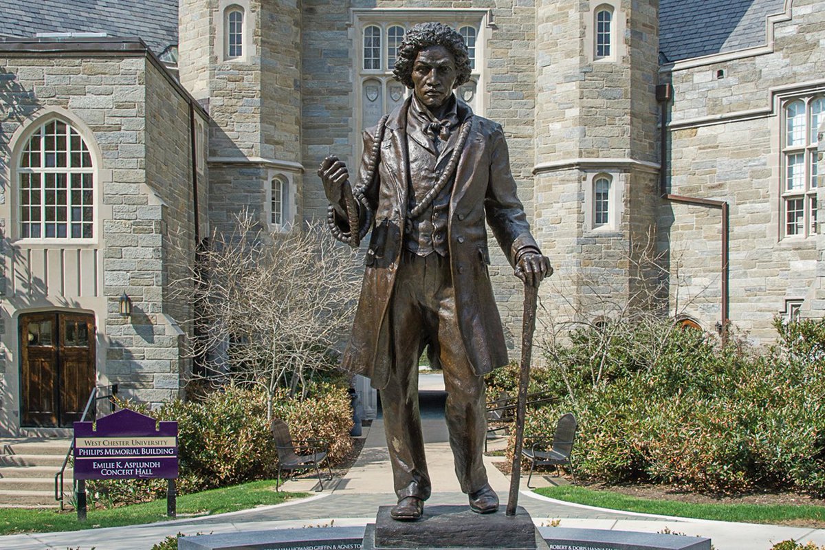 FlahertyTeaches's tweet image. On February 1st, 1895, Frederick Douglass gave his last public lecture @WCUofPA. I saw 0 acknowledgment from the school about this HONOR, especially considering it marks the beginning of #BlackHistoryMonth  I’d love to hear all of your thoughts on this!