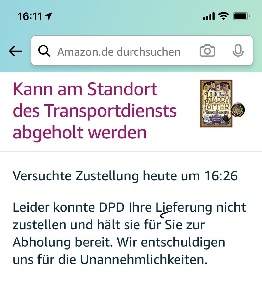 Liebe @dpd_de ernsthaft jetzt? Habt Ihr ne Zeitmaschine?