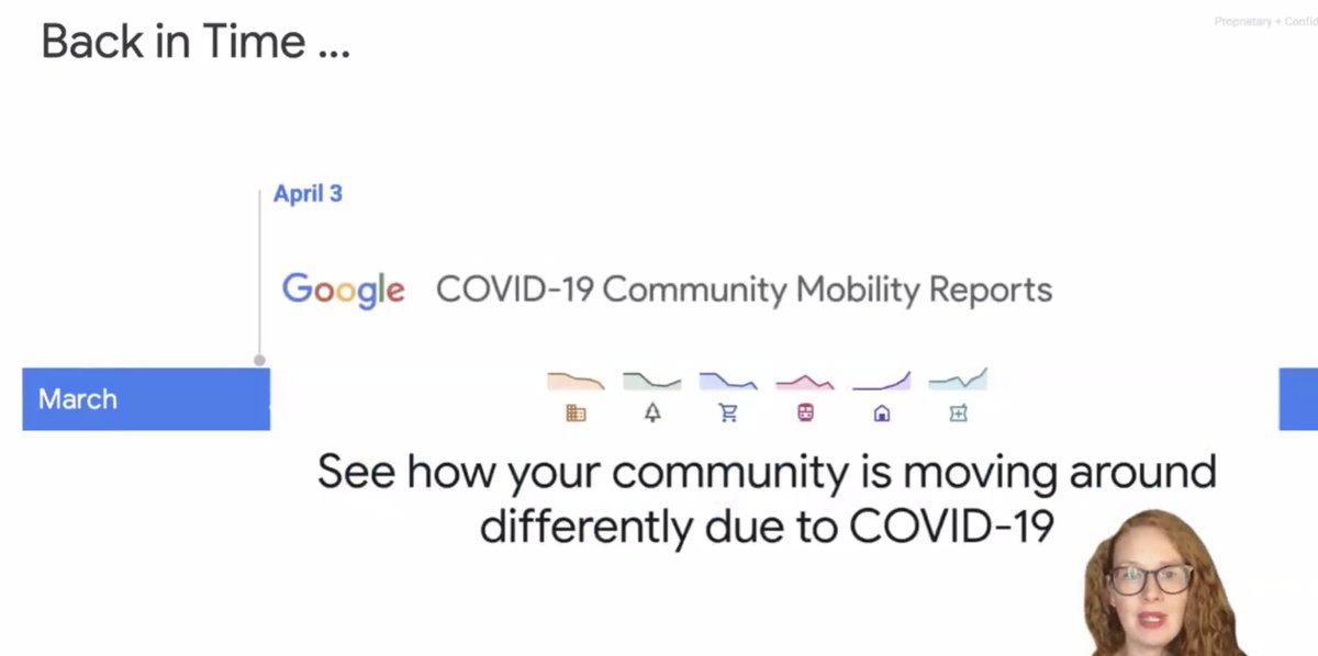 Google put out a statement about what were thinking -- our instincts were to look at aggregate patterns of movement.The community mobility reports (still up online) help governments and people see how their communities are responding to lockdowns. Have heavy privacy protection.