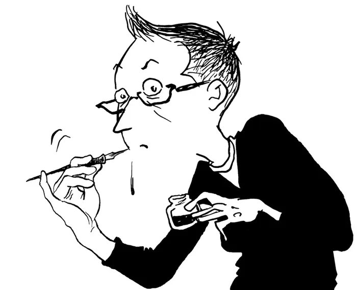 Day Two of Chappell’s Personal LGBTQ+ icons: Alison Bechdel. Her DTWOF comic strip has been a foundational influence on (/confirmation of) my own ~lesbian identity for almost 20 years. I served her a drink in Southopia (RIP) in 2005, and almost swooned.  #LGBTHM21  