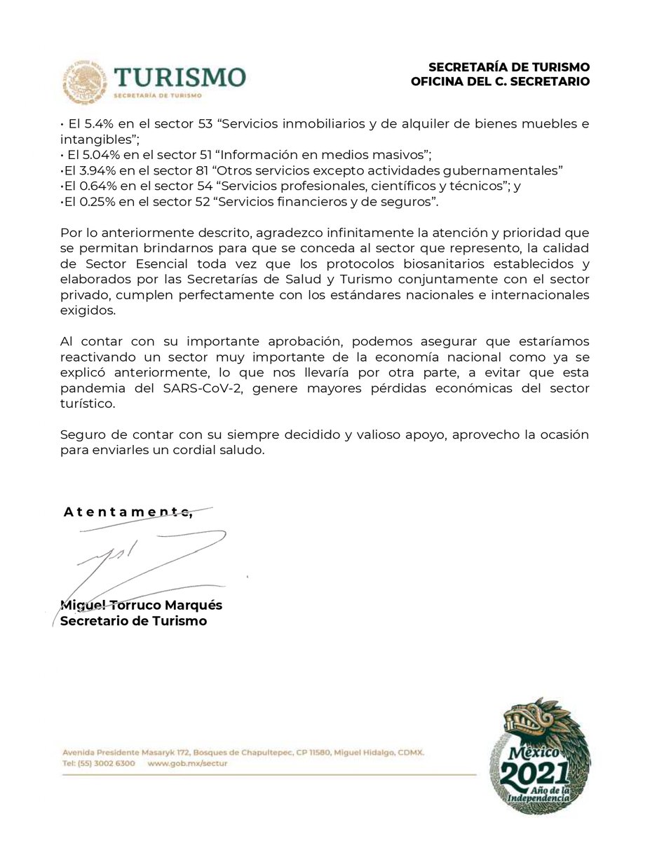 El turismo en México es impulsor del desarrollo económico y social. 

Mantengamos firme nuestro amor, pasión y compromiso por el país. 

<a href="/SE_mx/">Economía México</a> 
<a href="/tatclouthier/">Tatiana Clouthier</a> 

#CONEXSTUR #JuntosSomosMásFuertes #ComprometidosConMéxico