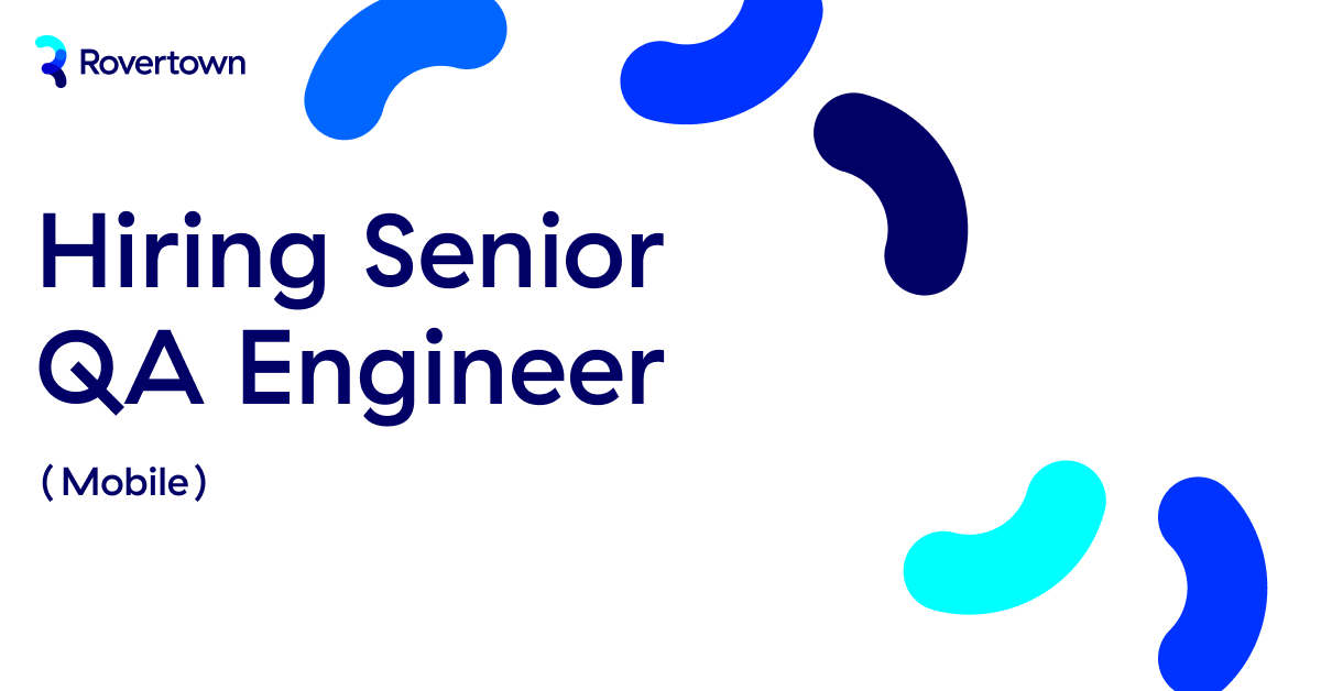 Rovertown is hiring! We’re searching for a 100% remote Senior QA Engineer to join our tight-knit team. rovertown.com/careers