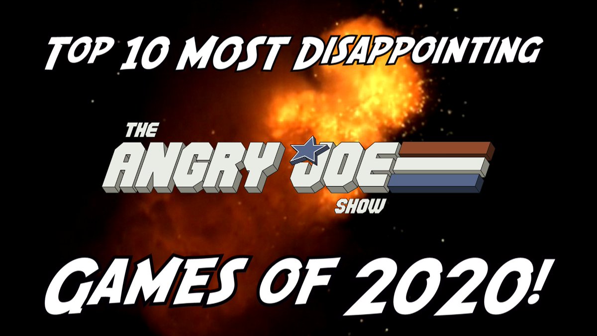 AngryJoeShow's tweet image. In a Year where we needed them the MOST, these games FAILED US! These are the TOP 10 MOST Disappointing Games of 2020! bit.ly/39Didyu RT & Share Plz!