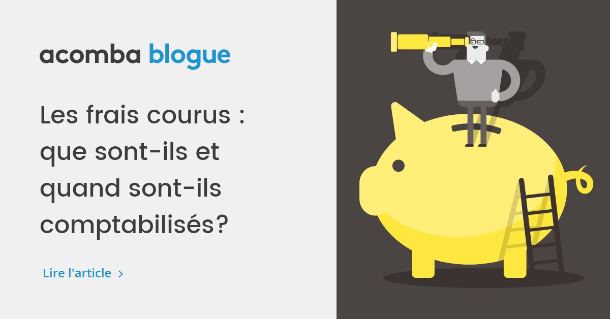 acombacom's tweet photo. Comptabiliser et suivre de près vos frais courus vous permet de profiter d'un portrait beaucoup plus précis de votre situation financière.
Découvrez ce qu'ils sont exactement et de quelle façon vous devez les comptabiliser! https://t.co/ws3kqEQcFz https://t.co/3lSibNY0vr