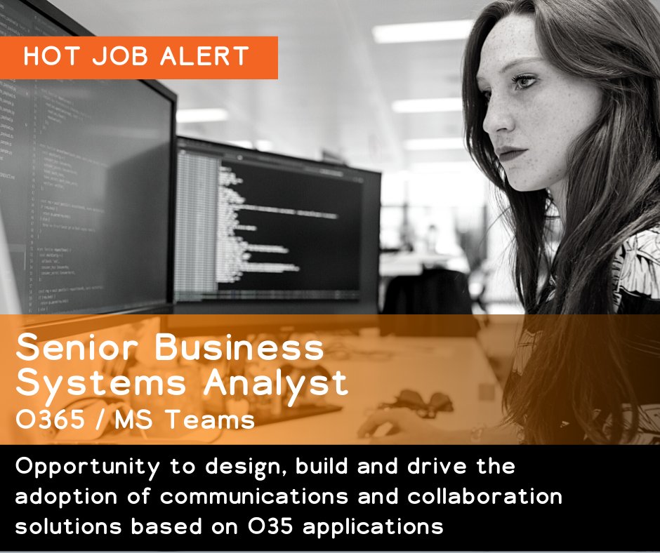 Our #Dublin team is looking for a Senior Business Systems Analyst with expertise in #0365 and #MSTeams. Apply today: ow.ly/XPX250DpsyE

#lifeatlionbridge #itjobs #dublinjobs #dublinitjobs #wearehiring