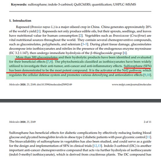  #EVG Sulforaphane is the strongest up regulator of the MASTER regulating Nrf2 pathway