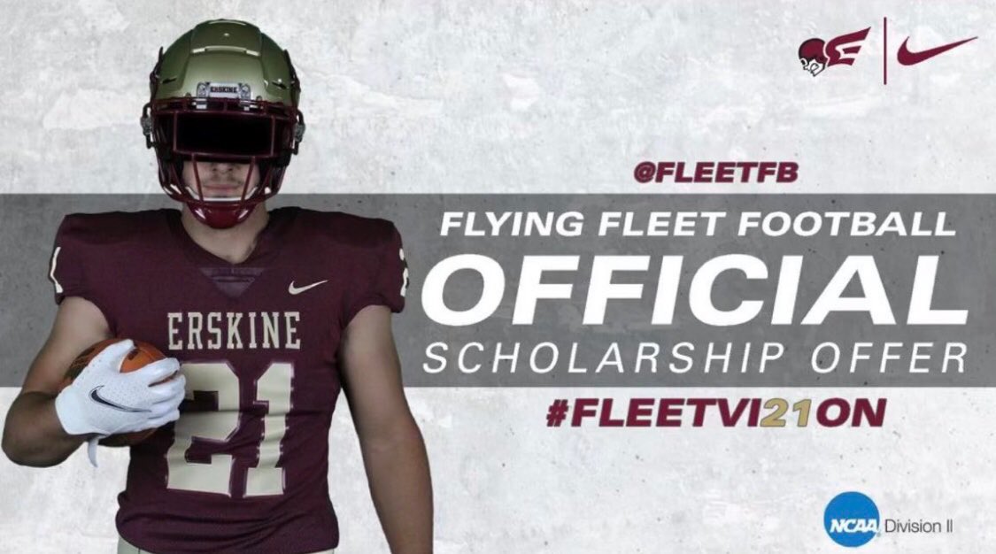jaylin_grigsby's tweet photo. Truly blessed to receive an offer from Erskine College @DreGreen83 @JCFB_Recruiting @AL7AFootball @TopRecruitss https://t.co/nQHdgLXM9v