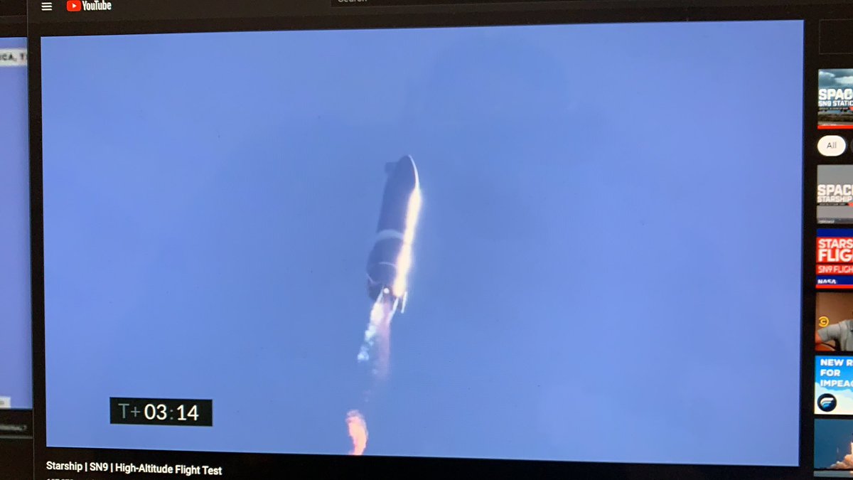 johnkelly7842's tweet photo. #SpaceX #sn9 is in the air!! https://t.co/z589jfNTFv