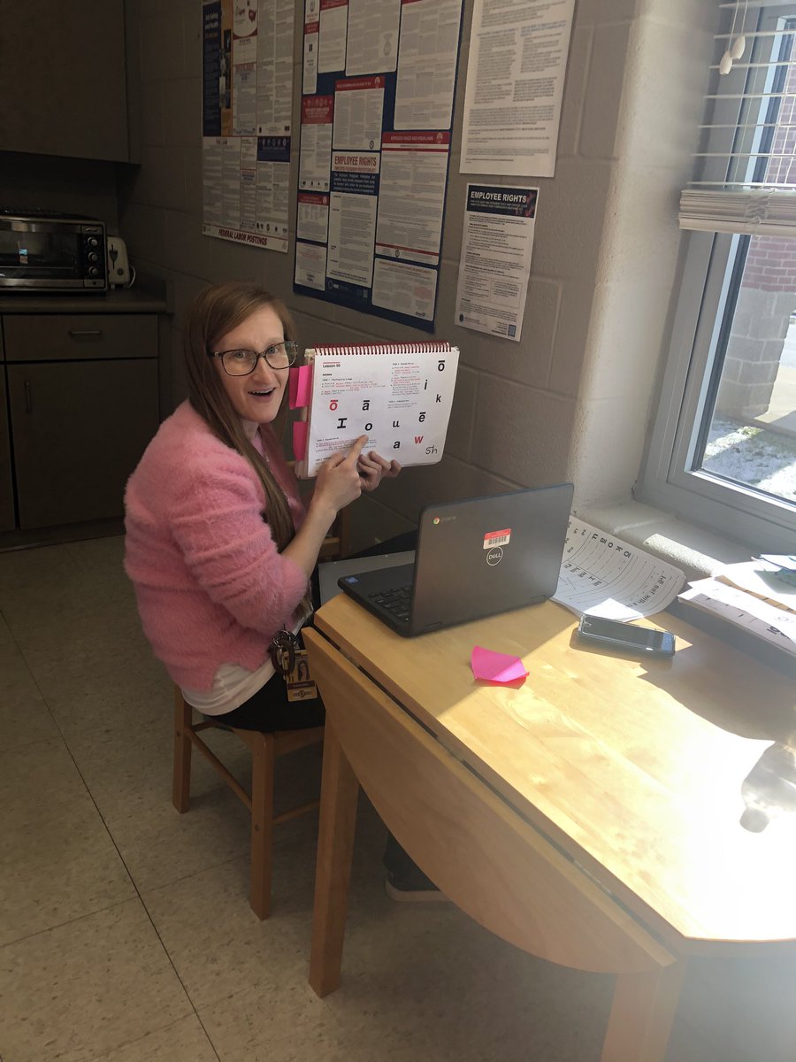 Kindergarten teachers leading one on one google meet reading lessons during planning. Above &amp; Beyond during a pandemic. #BulldogPride #WeAreBC