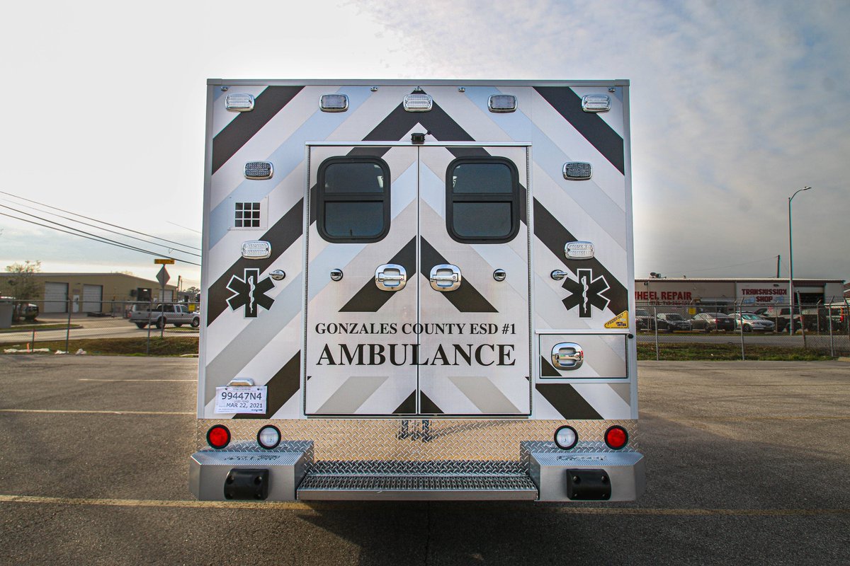 frazerbilt's tweet photo. Take a look at this beauty that just went home with Gonzales County ESD #1 today!
#firstresponders #firefighter #firefightersofinstagram #safetyfirst #firedepartmentchronicles #medics #firefighter #medicsofinstagram #ambulance #ambulancesofinstagram #remount #houston https://t.co/zWPB855oHD