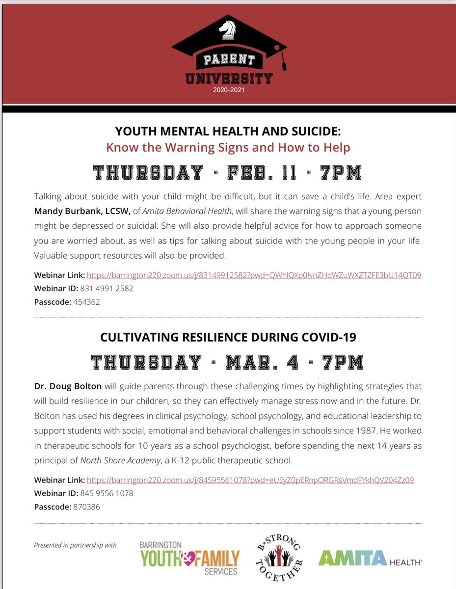 Please join us!!! <a href="/barrington220/">Barrington 220</a> #mentalhealth #resilience