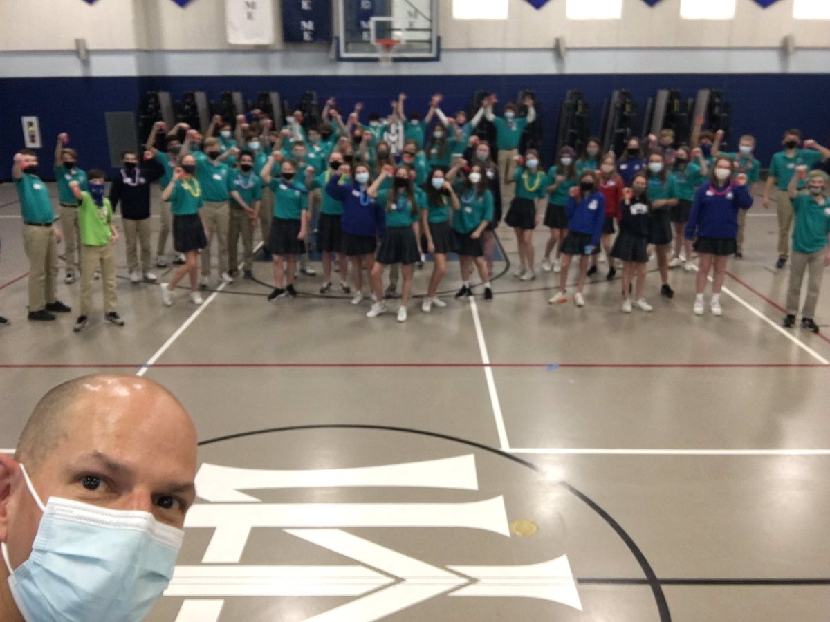 HearTedTalk's tweet photo. Great to be back at Immaculate Heart of Mary Catholic School for a day of leadership training with the 8th graders!  This was one of the best groups of 8th graders I have ever gotten to work with!!! #IFeelGreat #KeysToLeadership https://t.co/YuAohRSvOa