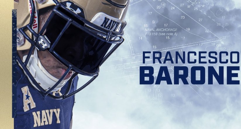 Francesco Barone (@francescobar0ne) on Twitter photo Wow. Blessed to have earned an offer from THE Naval Academy ⚓️⚓️ <a href="/JMacDonald_Navy/">Jason MacDonald</a> <a href="/Red_Zone75/">Todd Smith</a> Wow. Blessed to have earned an offer from THE Naval Academy ⚓️⚓️ <a href="/JMacDonald_Navy/">Jason MacDonald</a> <a href="/Red_Zone75/">Todd Smith</a>
