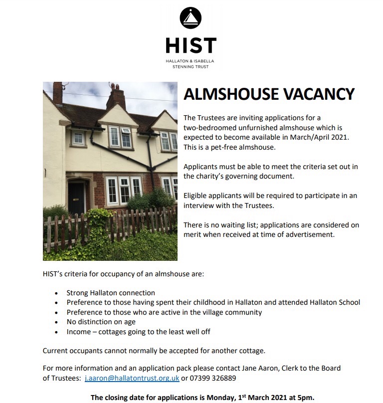 The Hallaton & Isabella Stenning Trust tweet media