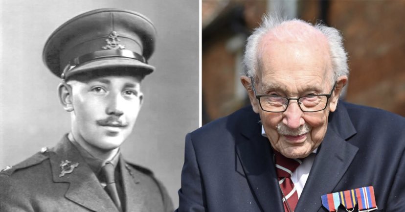 Not all heroes wear capes!! RIP Captain Sir Tom Moore 🙌🏽