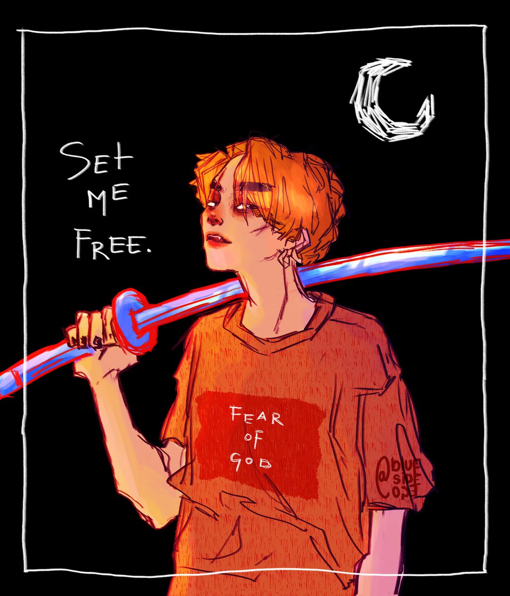 boy with sword ! 🌙 

#btsfanart #yoongi 