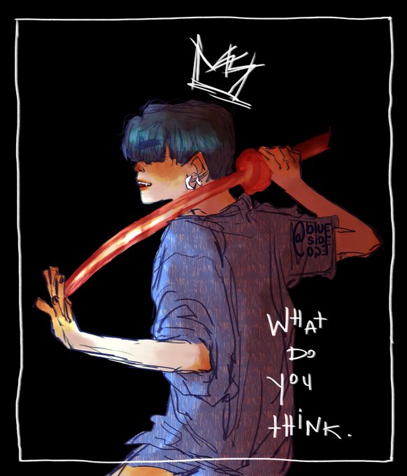 boy with sword ! 🌙 

#btsfanart #yoongi 