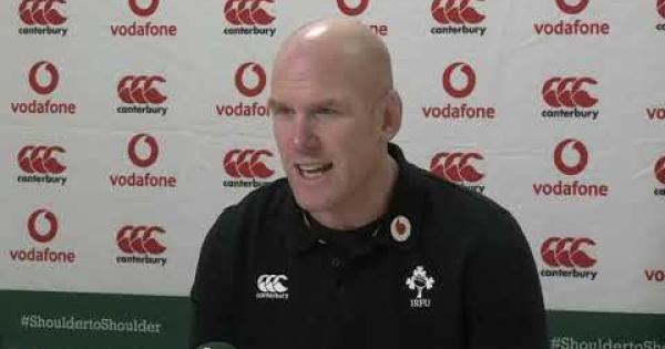 WATCH Paul O'Connell's first press conference as Ireland forwards coach