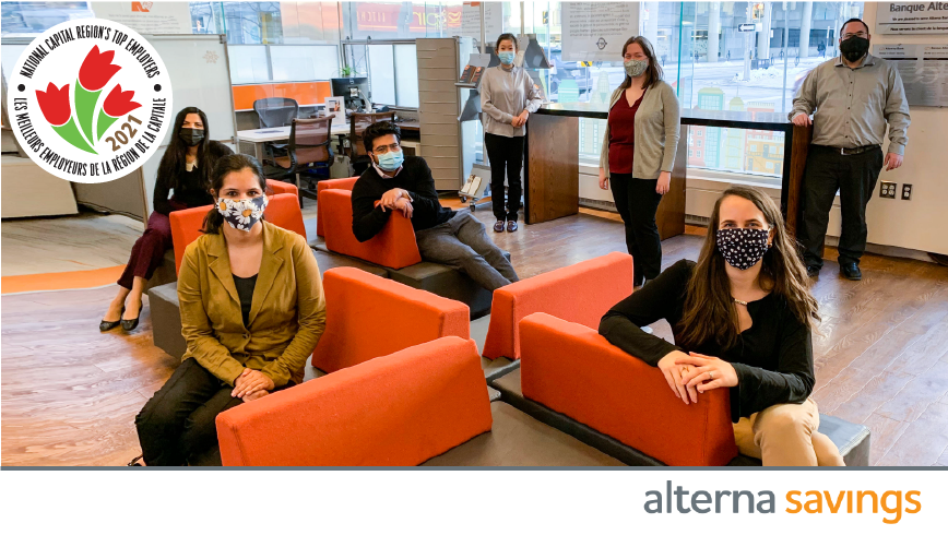 alternasavings's tweet photo. We are so excited to announce that Alterna Savings has made the National Capital Region’s @top_employers list for a fifth year. Read more here: https://t.co/BUDo8fXzvm

#CapitalRegionTopEmployers #TopEmployers2021 https://t.co/N4FicpC6wz